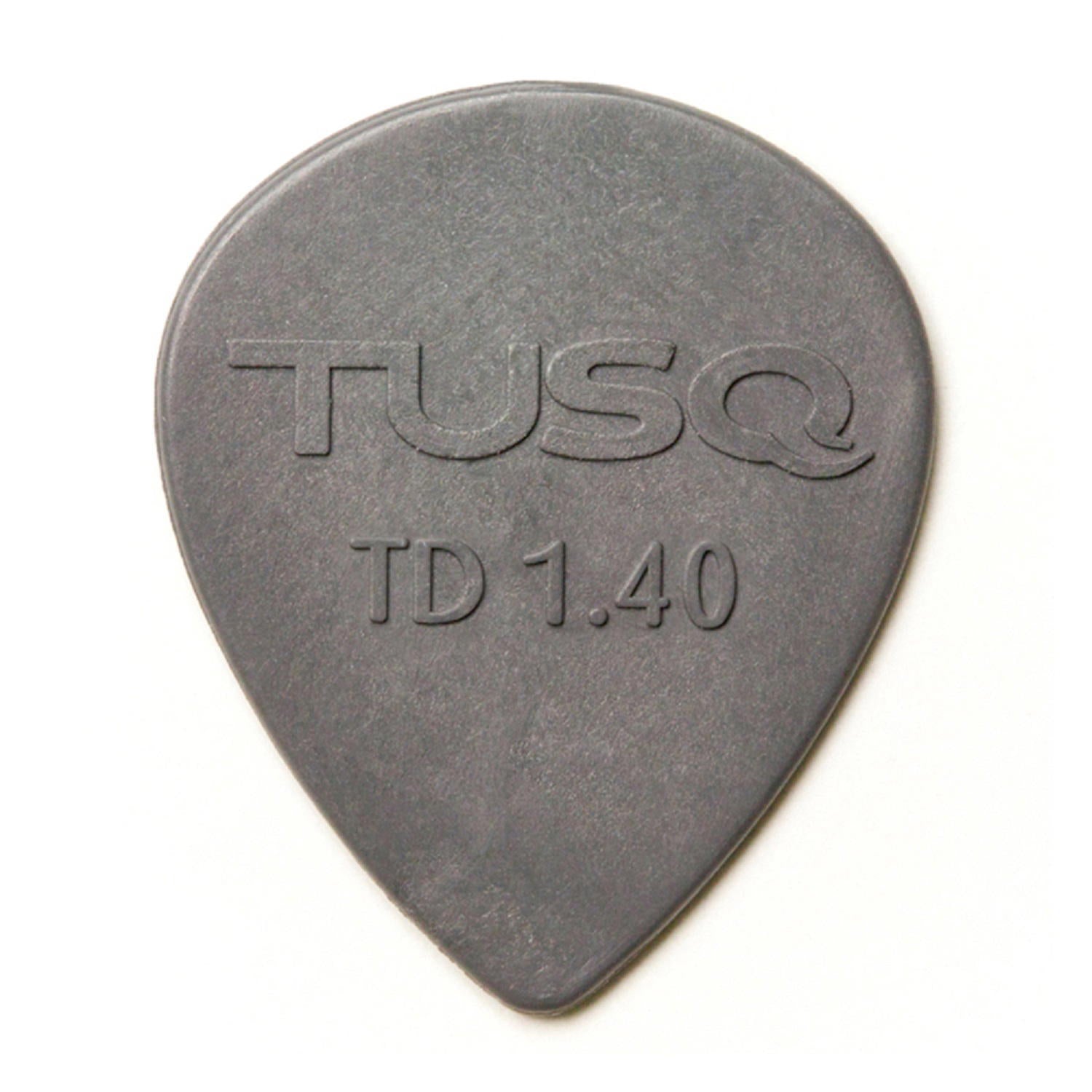 TUSQ Tear Drop Pick 1.4mm Gray (Deep) 6 Pack