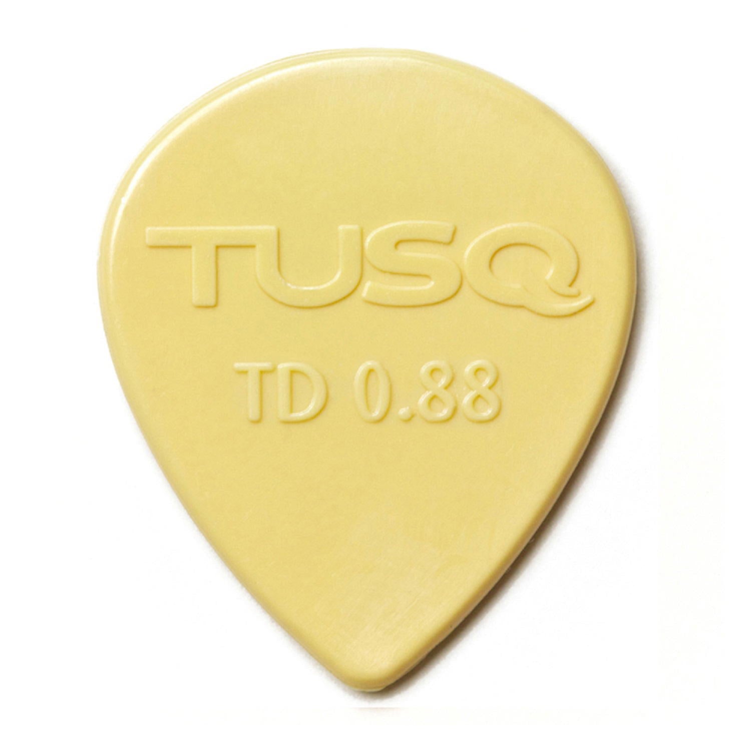 TUSQ Tear Drop Pick .88mm Vintage (Warm) 6 Pack