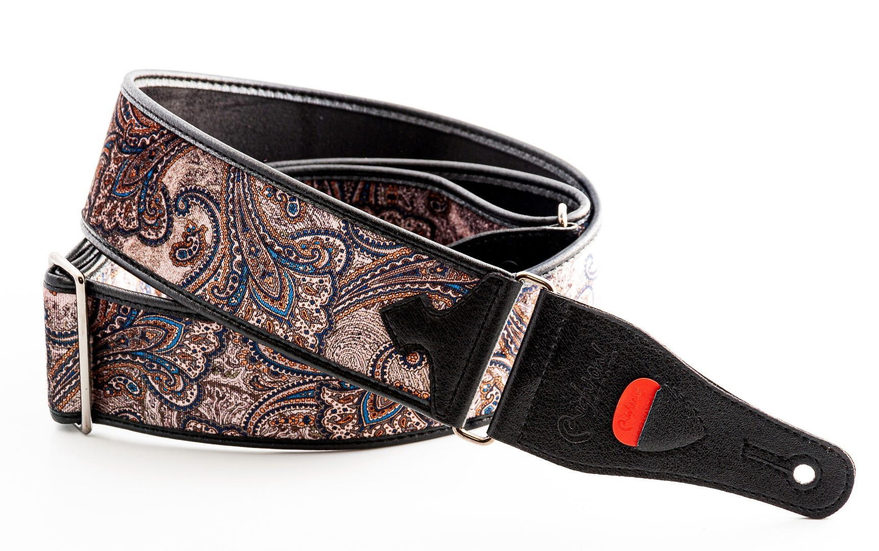 RIGHTON T-PAISLEY-VELVET-BR - BANDOLERA RIGHTON DE GUITARR