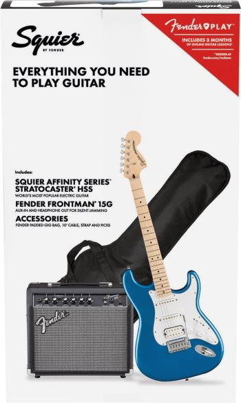 SQUIER PACK STRATO HSS LPB AFFINITY Y FRONTMAN 15