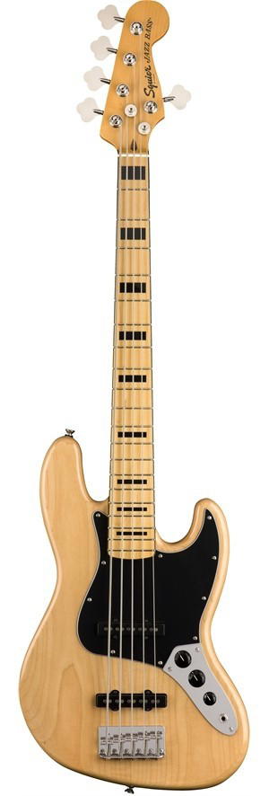 SQUIER CLASSIC VIBE 70 JAZZ BASS V NATURAL MN 5 CUERDAS