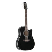 TAKAMINE GUIT AC ELEC TAKAMINE EF381SC NEGRA 12 CUERDAS