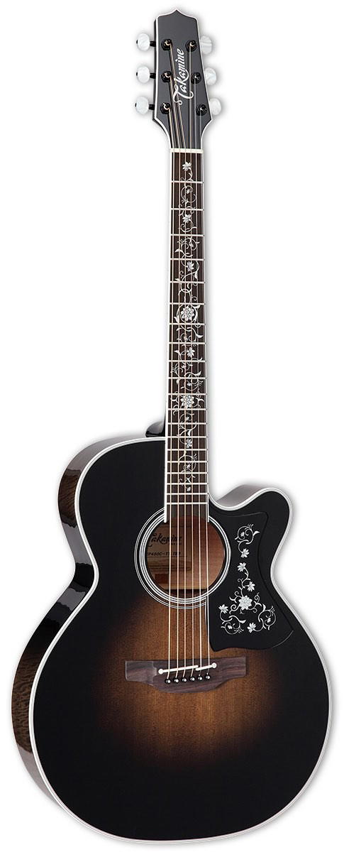 TAKAMINE GUIT AC ELEC TAKAMINE EF450C TT BLACK BURST