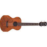 LUNA UKE TATTOO MAHOGANY TENOR W/GIGBAG
