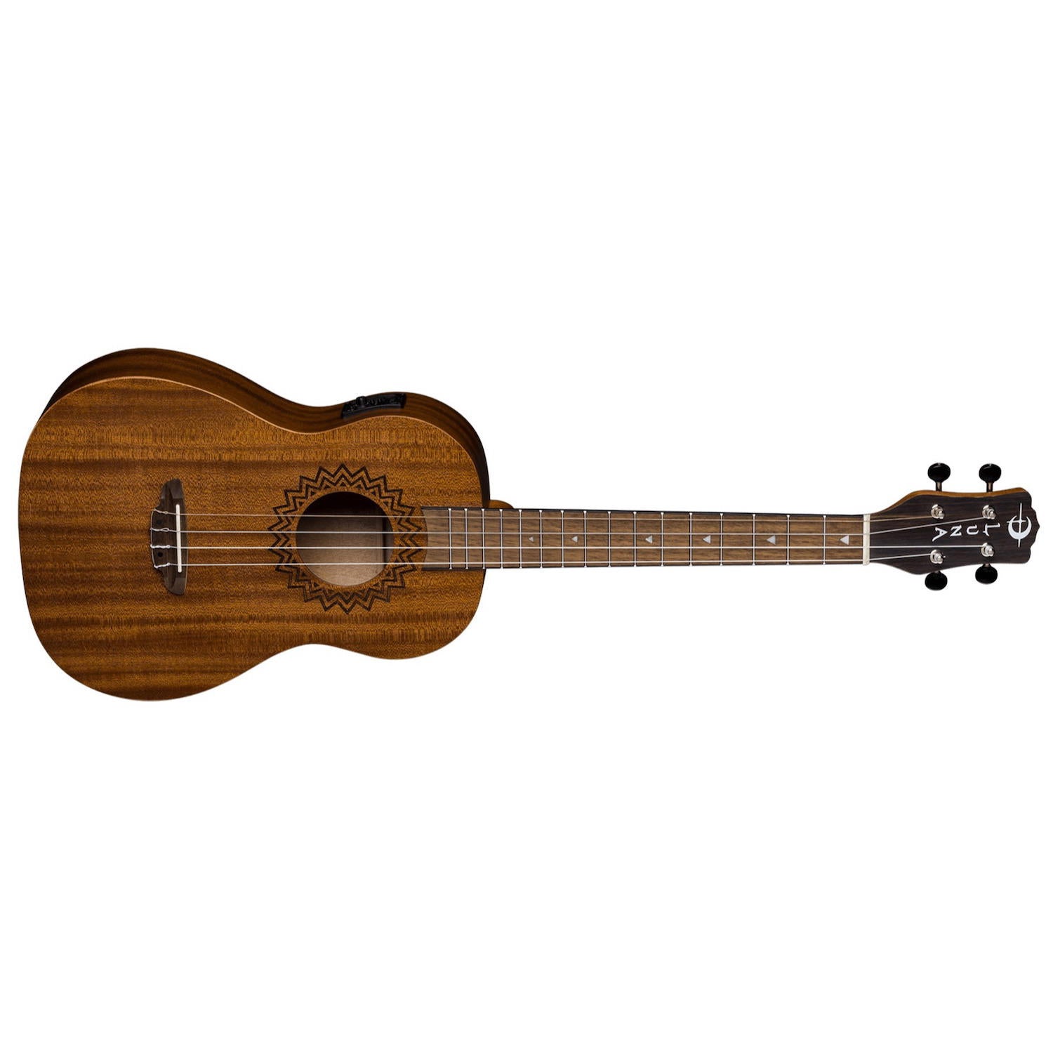 LUNA UKE VINTAGE MAHOGANY BARITONE W/PREAMP Ukelele barítono