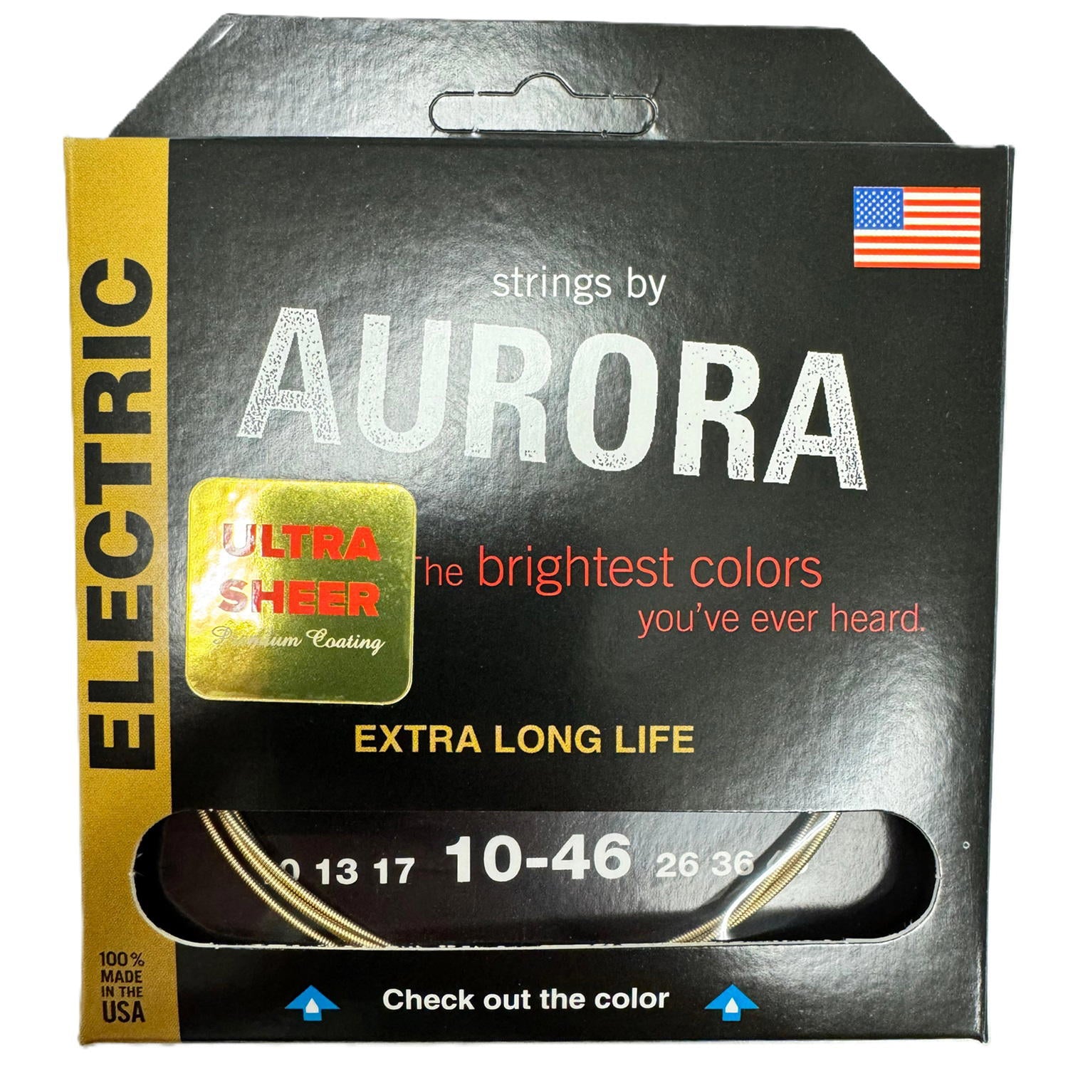 AURORA STRINGS ELECTRICA ULTRA SHEER GOLD 10-46