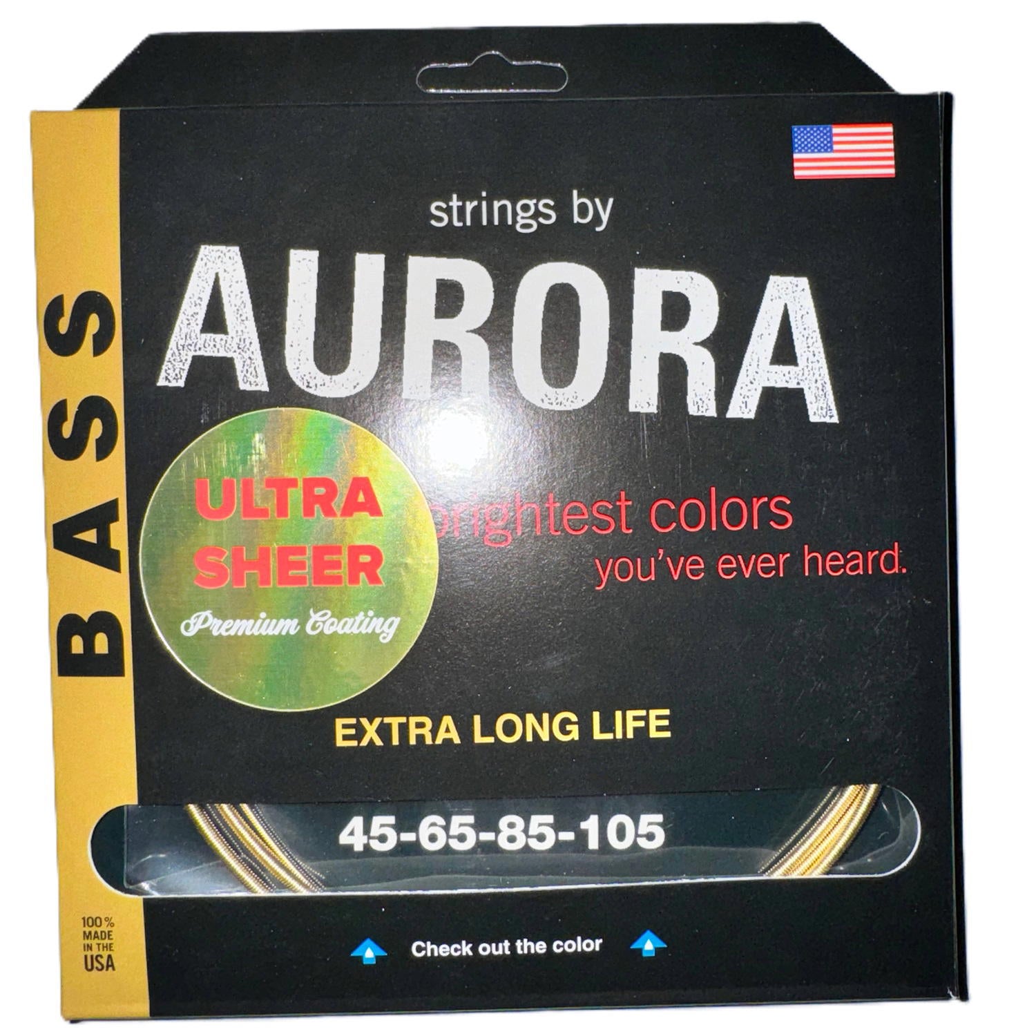 AURORA STRINGS BAJO ULTRA-SHEER GOLD 45-105