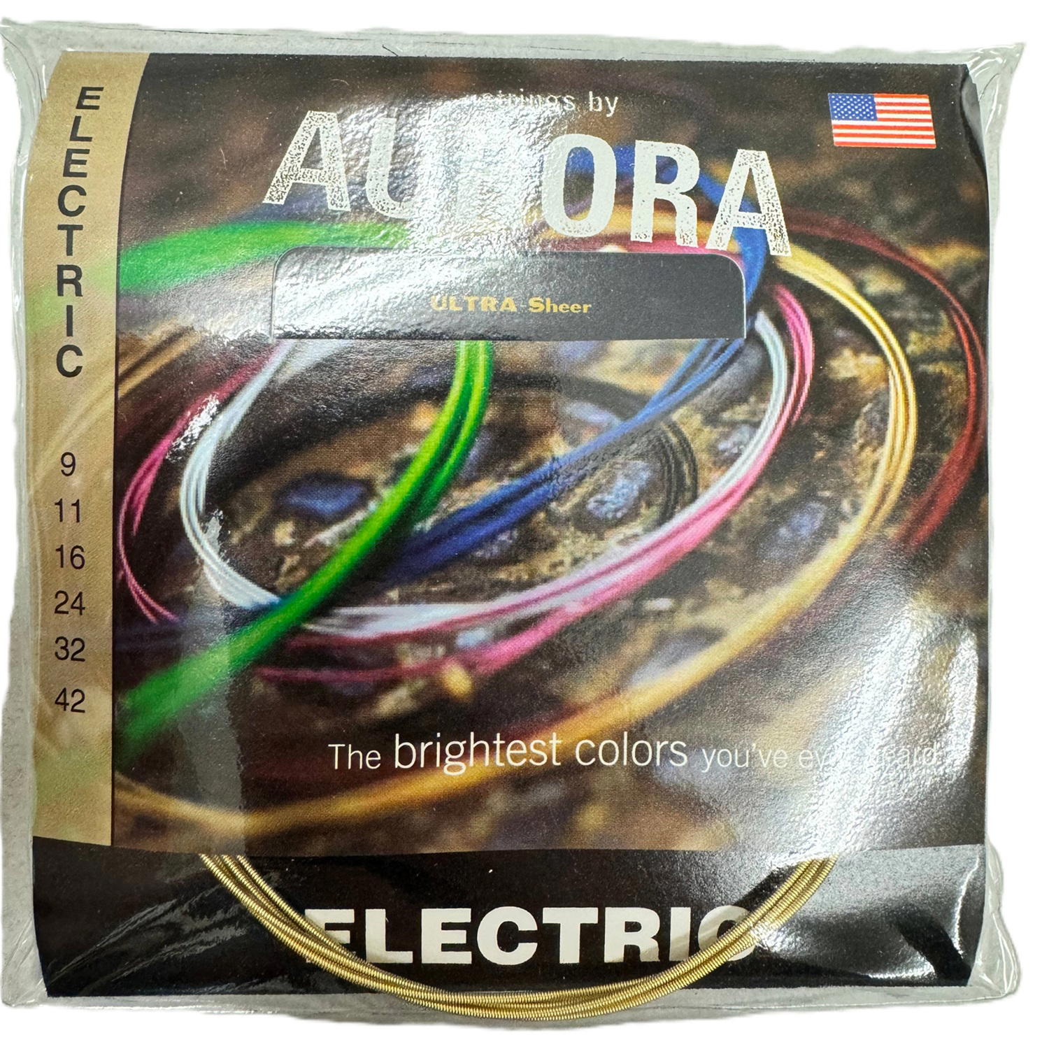 AURORA STRINGS ELECTRICA ULTRA SHEER GOLD 09-42