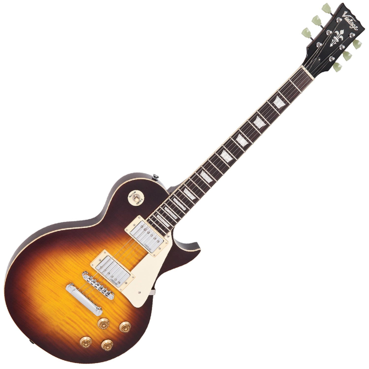 VINTAGE V100 GUITAR- FLAME ICED TEA + Soporte Gratis
