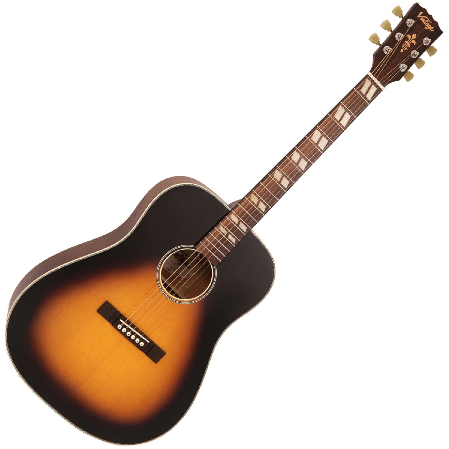 VINTAGE HISTORIC DREADNOUGHT  - VINTAGE SUNBURST + Soporte Gratis