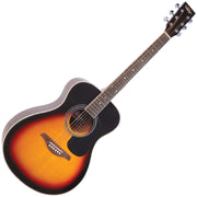 VINTAGE FOLK GUITAR- SOLID TOP- VINTAGE SUNBURST + Soporte Gratis