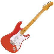 VINTAGE ELECTRIC-MAPLE FB-FIRENZA RED + Soporte Gratis