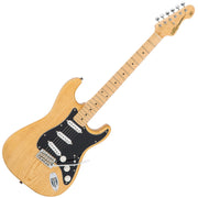 VINTAGE ELECTRIC GUITAR - MAPLE FB - NATURAL ASH + Soporte Gratis