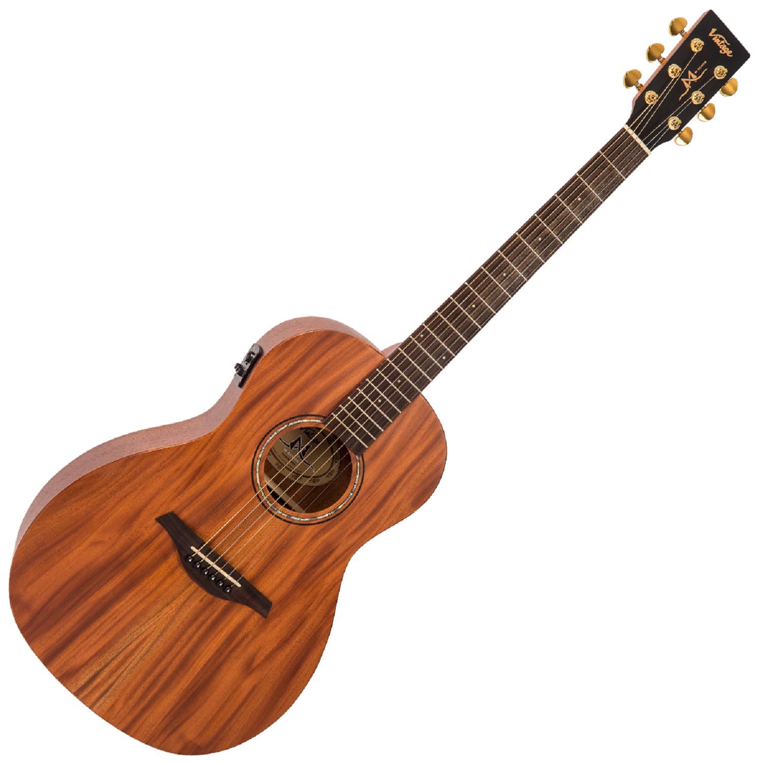 VINTAGE MAHOGANY SERIES - ELECTRO PARLOUR GUITAR + Soporte Gratis