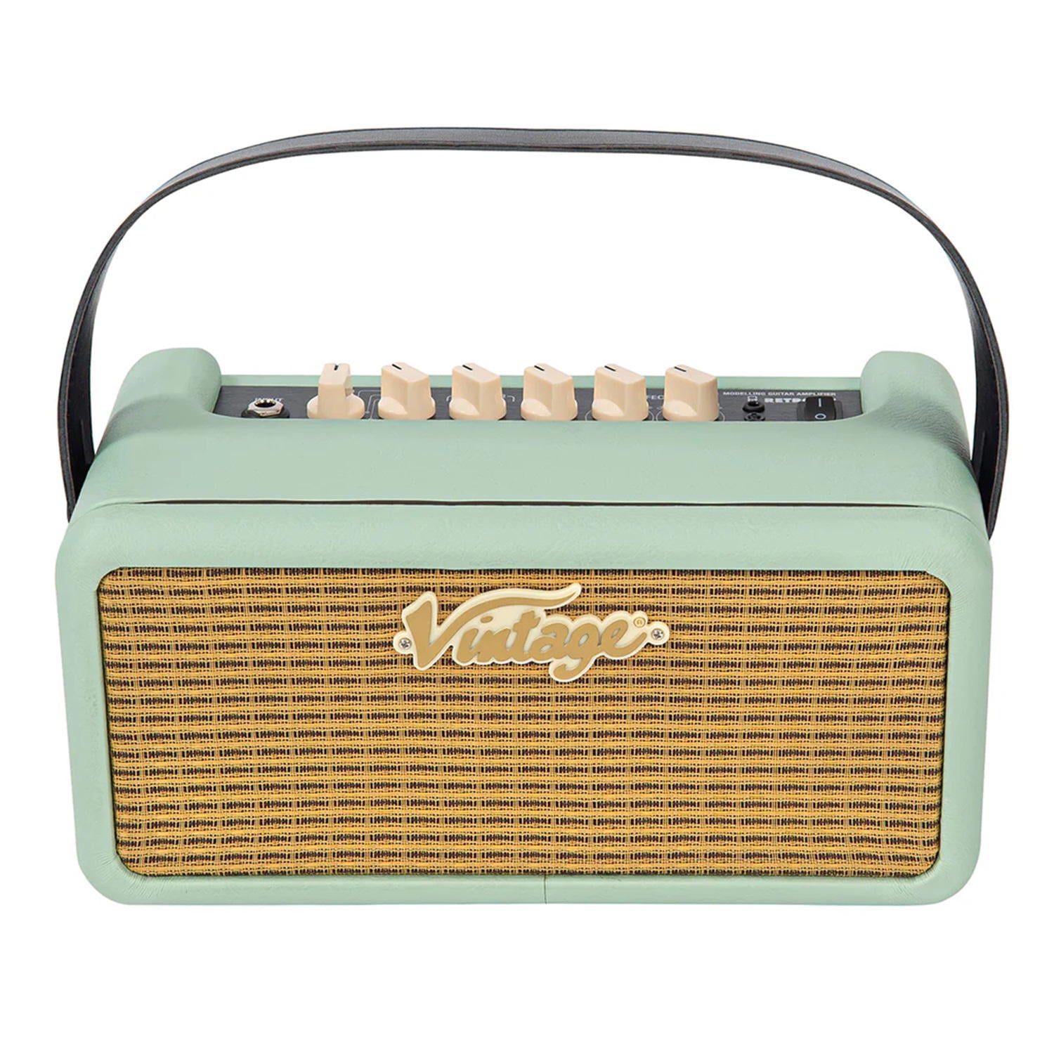 VINTAGE RETRO 15 AMPLIFIER WITH DSP - MINT GREEN