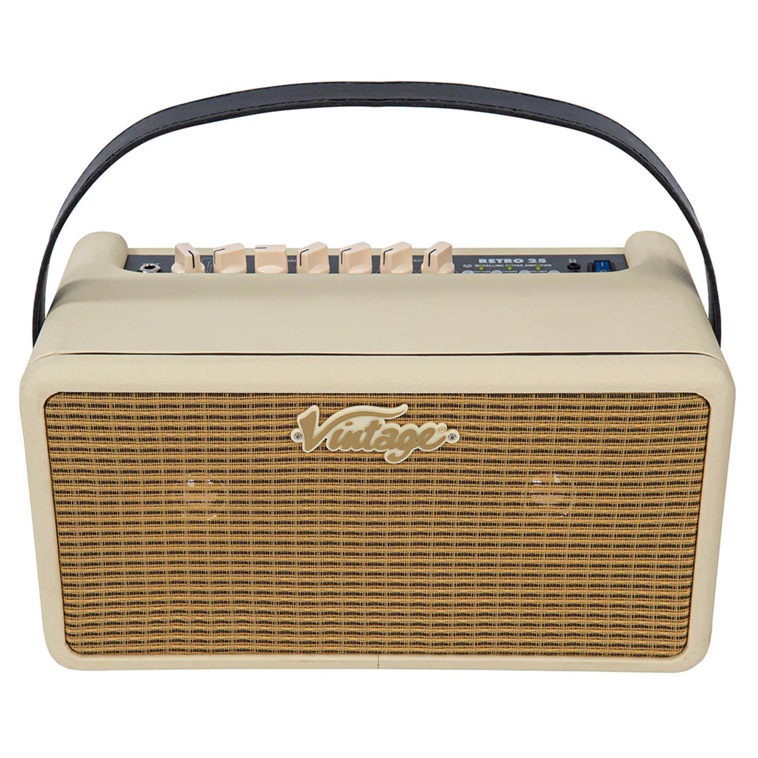 VINTAGE RETRO 25 AMPLIFIER WITH DSP - VINTAGE WHITE