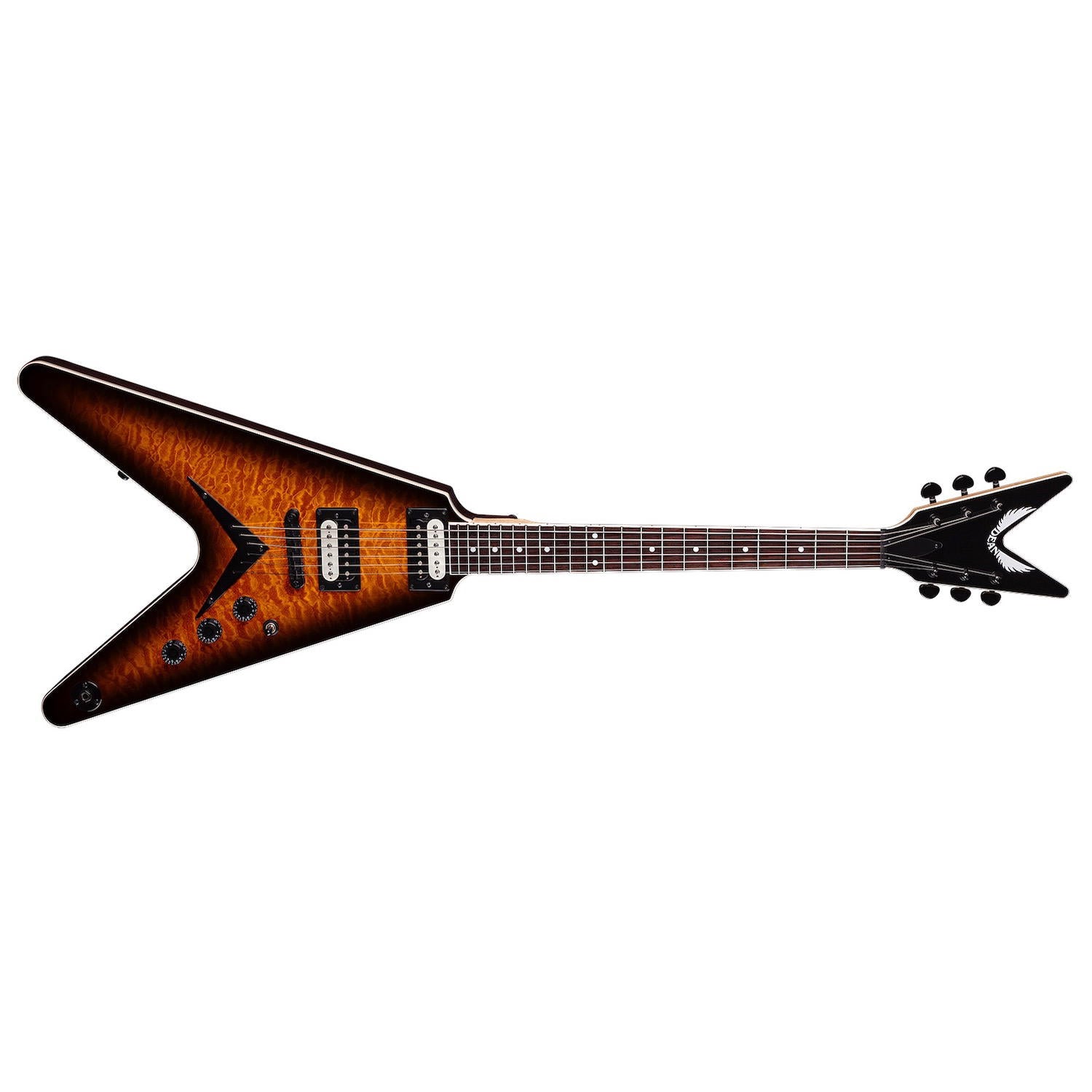 DEAN VX QUILT MAPLE TRANS BRAZILIA