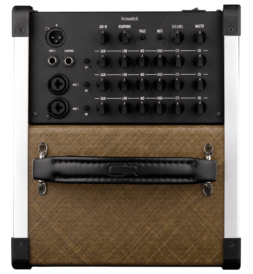 GR GUITAR COMBO ACOUSTIC IN NATURAL FIBER 6"