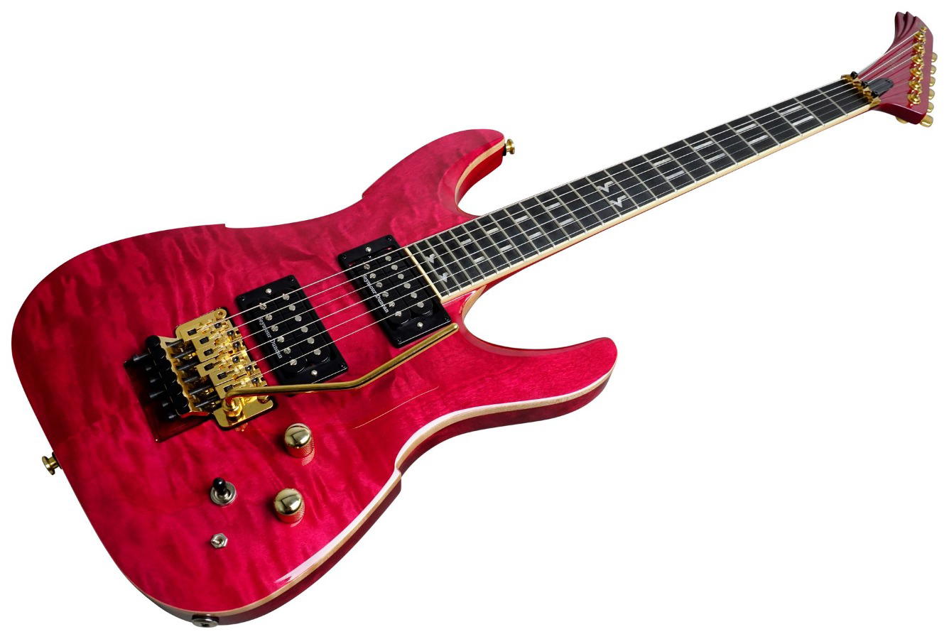 PEAVEY Adrian Vandenberg Signature Guitar - Purple Flame Maple