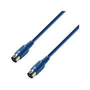 Adam Hall K3MIDI0075BLU Cable MIDI 0,75m Azul
