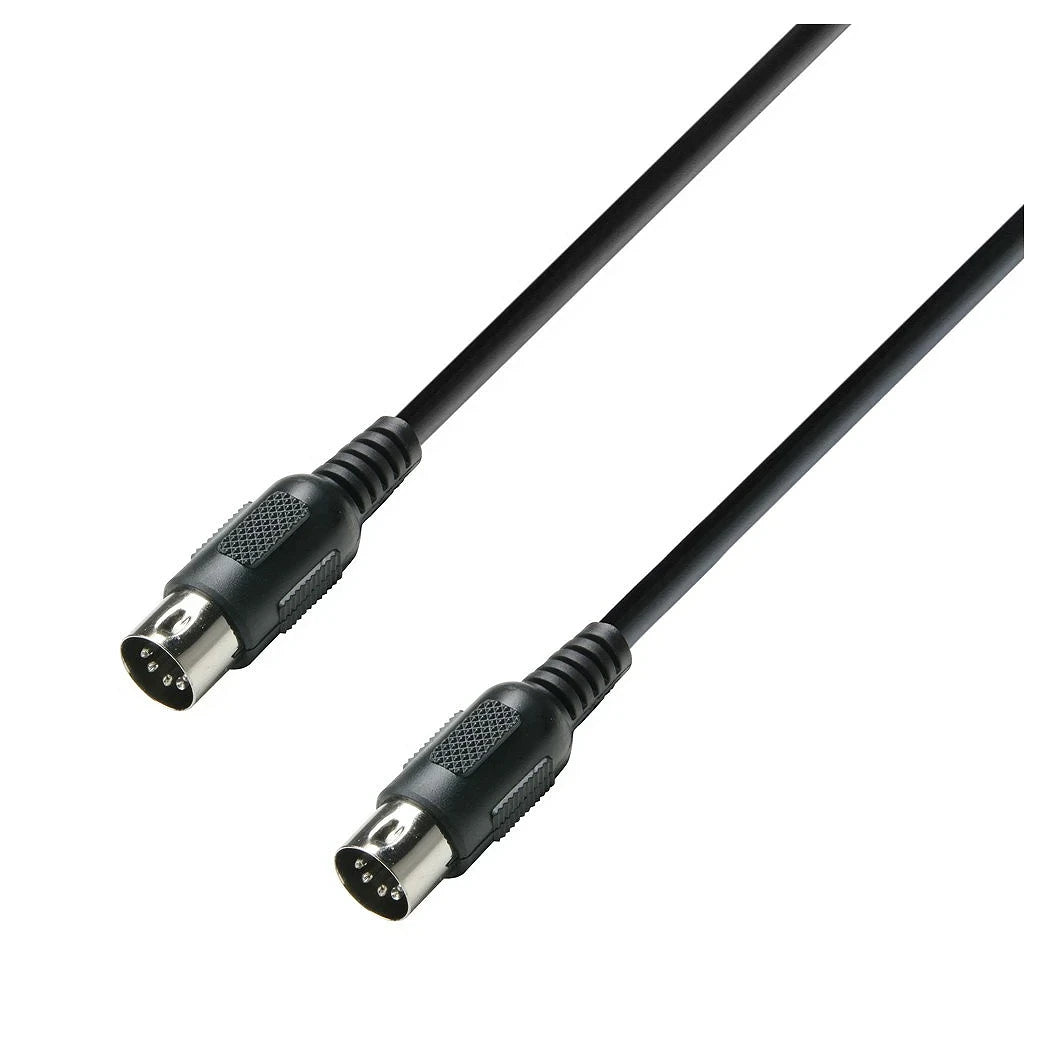 Adam Hall K3MIDI0150BLK Cable MIDI 1,5m Negro
