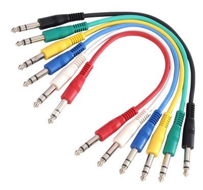 Adam Hall K3BVV0090 Set de 6 cables Jack Jack