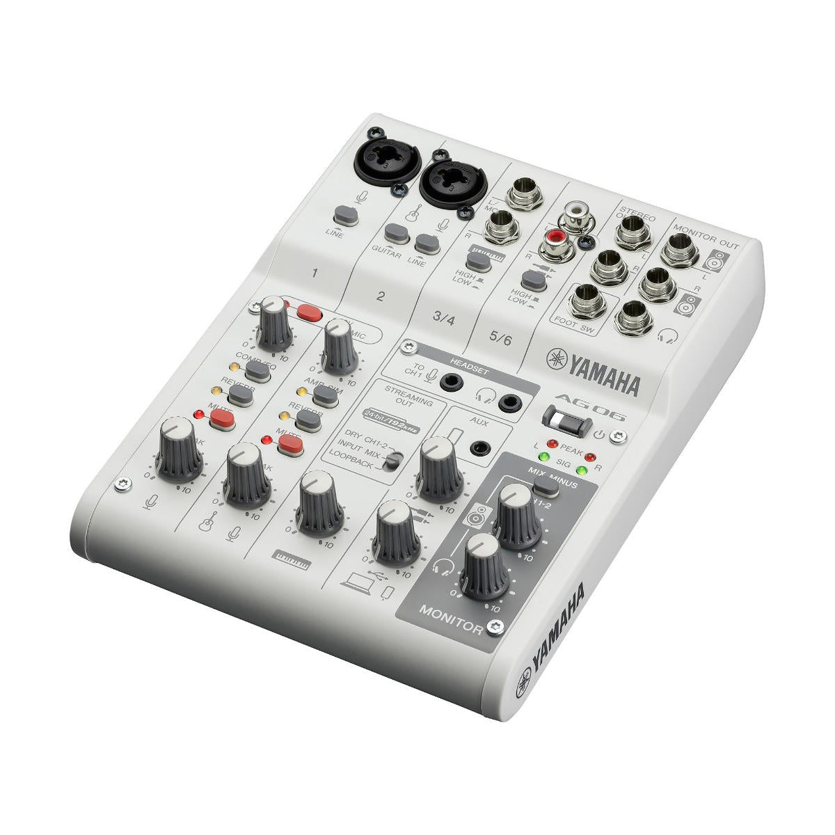 Yamaha AG06MK2W Mezclador USB