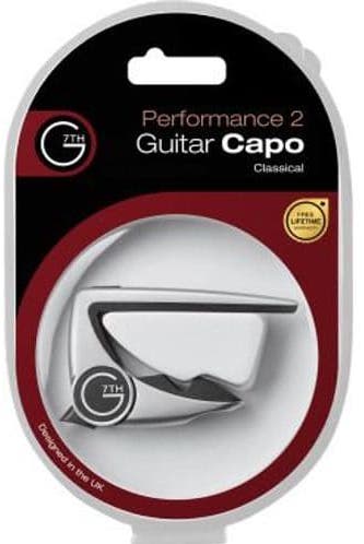 G7TH Cejilla para guitarra clásica. Plateada