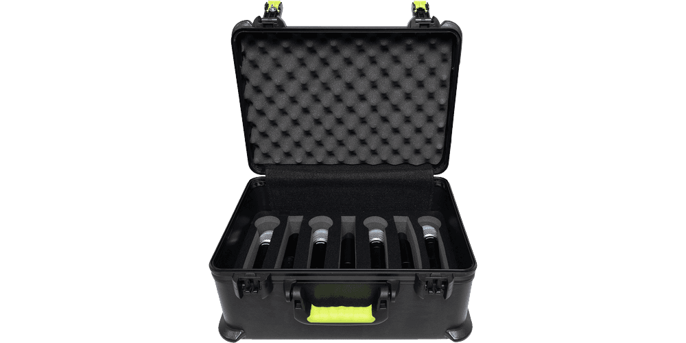 SHURE BY GATOR ESTUCHE DE TRANSPORTE PARA 7 MICRÓFONOS