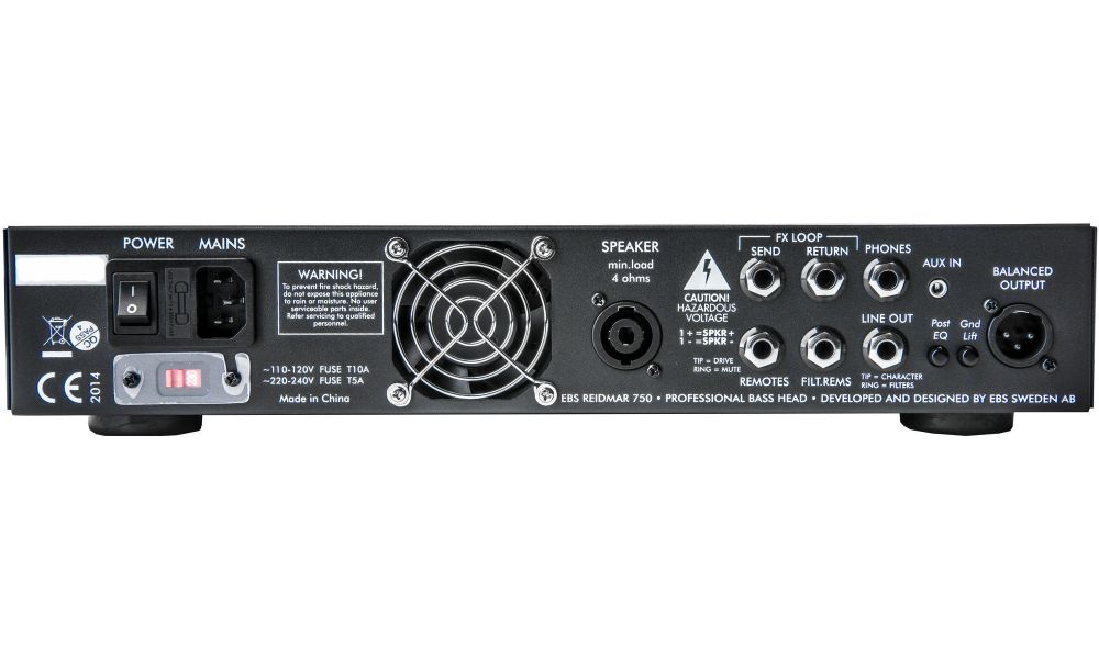 EBS AMPLIFICADOR BAJO CABEZAL REIDMAR 750 - 500W