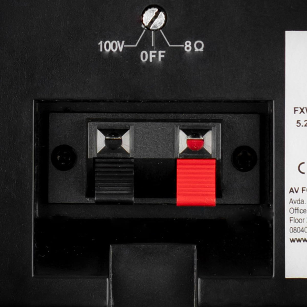 FOX FXWS-410FRHK Altavoz de pared 4" negro