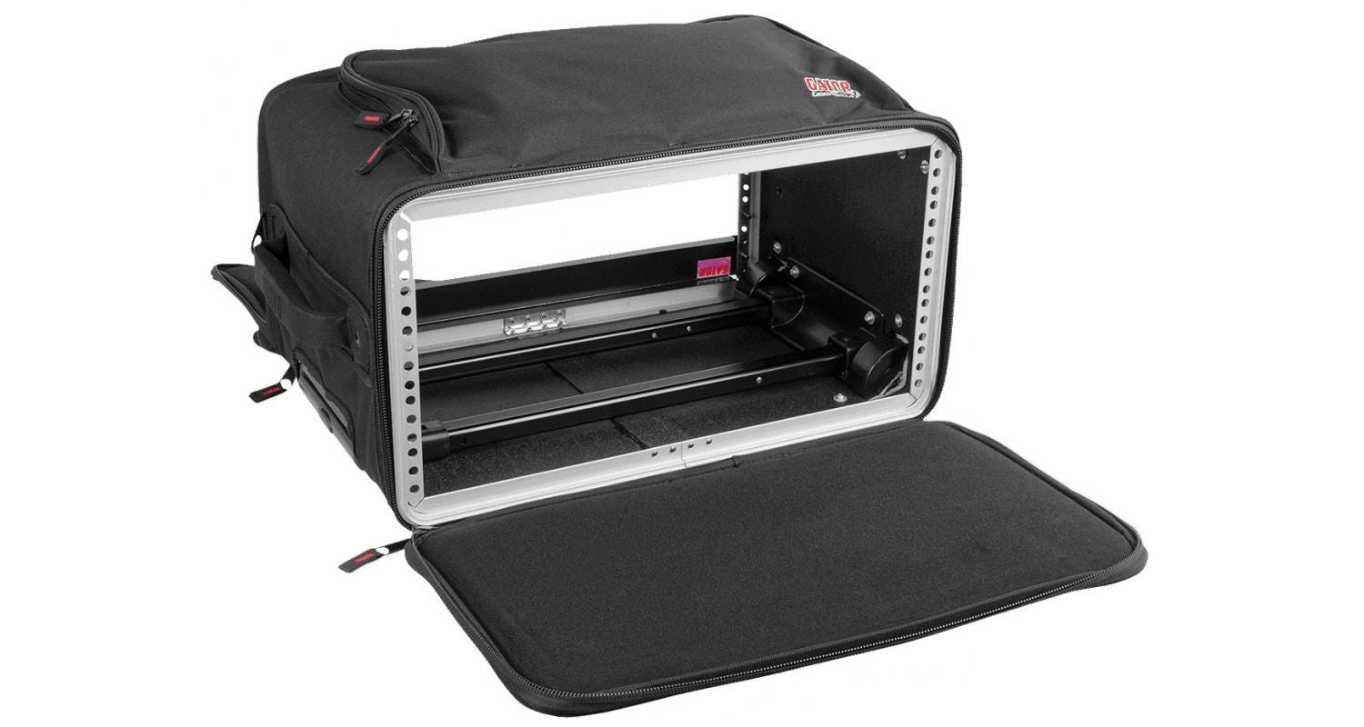 Gator GR-RACKBAG-4UW Bolsa Rack ligera para 4 Unidades con Trolley
