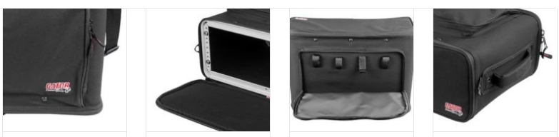 Gator GR-RACKBAG-2UW Bolsa Rack ligera para 2 Unidades con Trolley