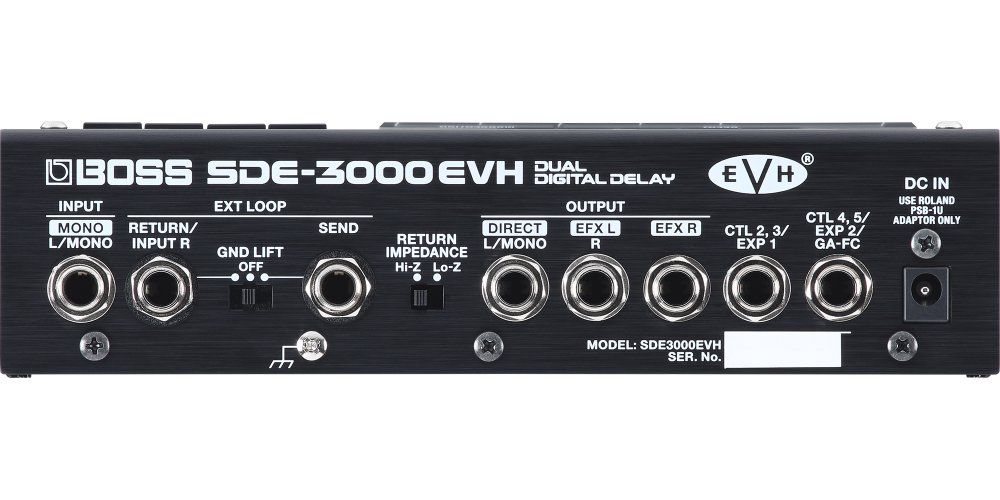 BOSS SDE-3000 EVH DUAL DIGITAL DELAY