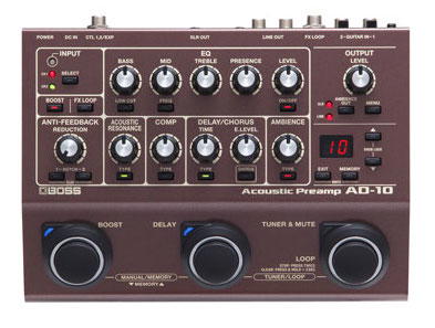 Boss AD-10 Acoustic Preamp 