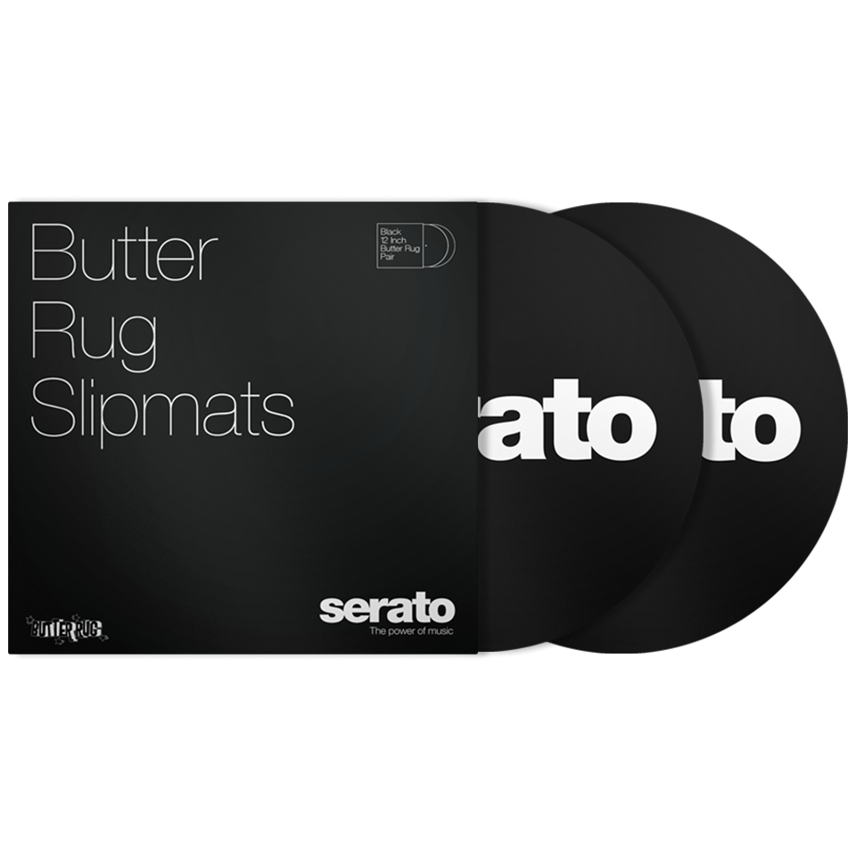 Serato Butter Rug Slipmat 12" Black