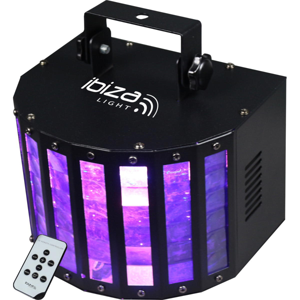 IBIZA LIGHT BUTTERFLY-RC 6x3W RGBWAP 