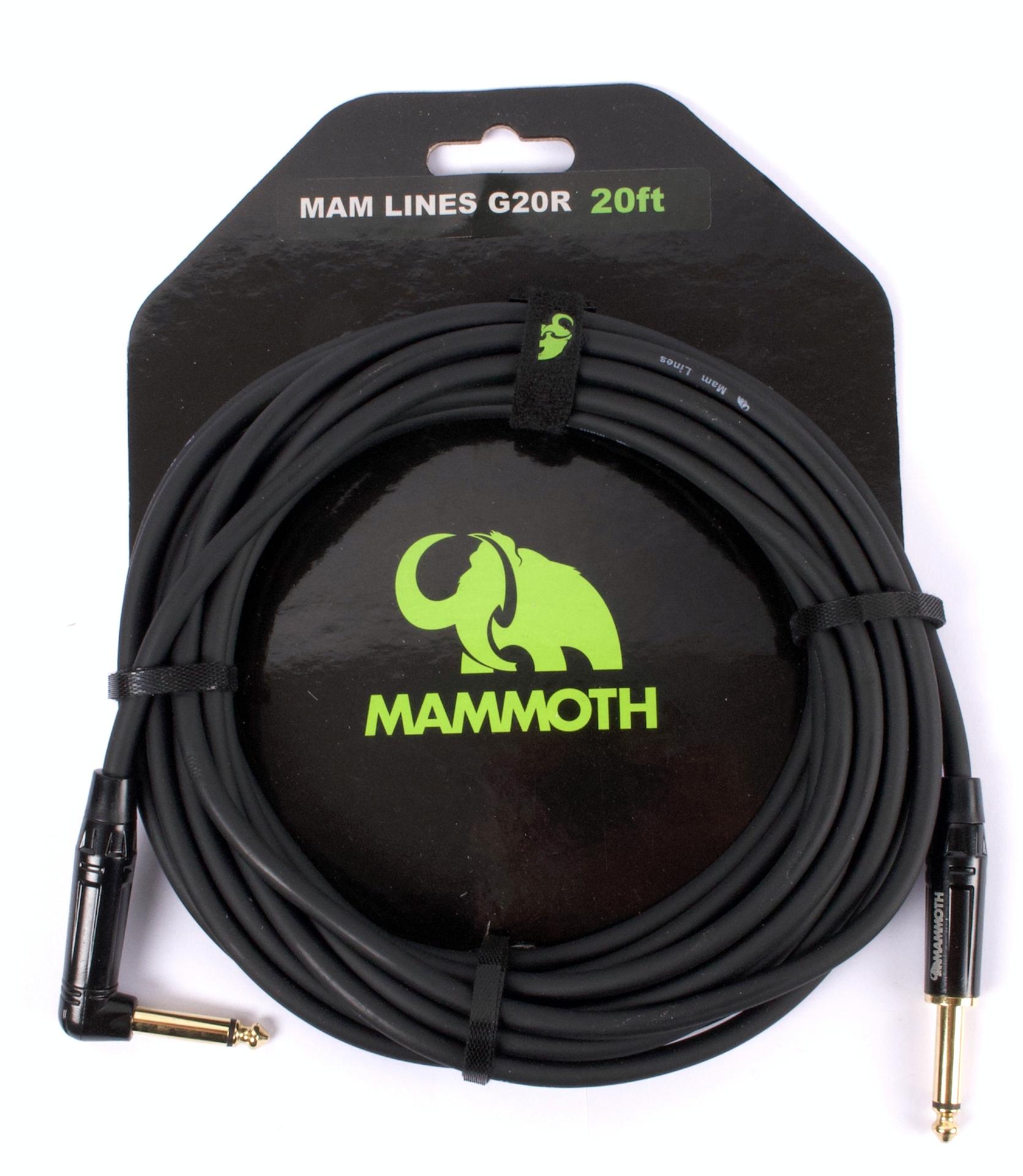 MAMMOTH CABLE PREMIUM  20FT ACODADO