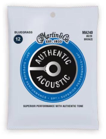 CUERDAS ACUSTICA MARTIN AUTHENTIC SP BRONZE 80/20 BLUEGRASS 12-56