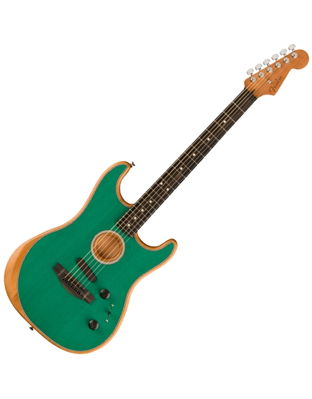FENDER LIMITED AM ACOUSTASONIC STRAT AQUA TEAL