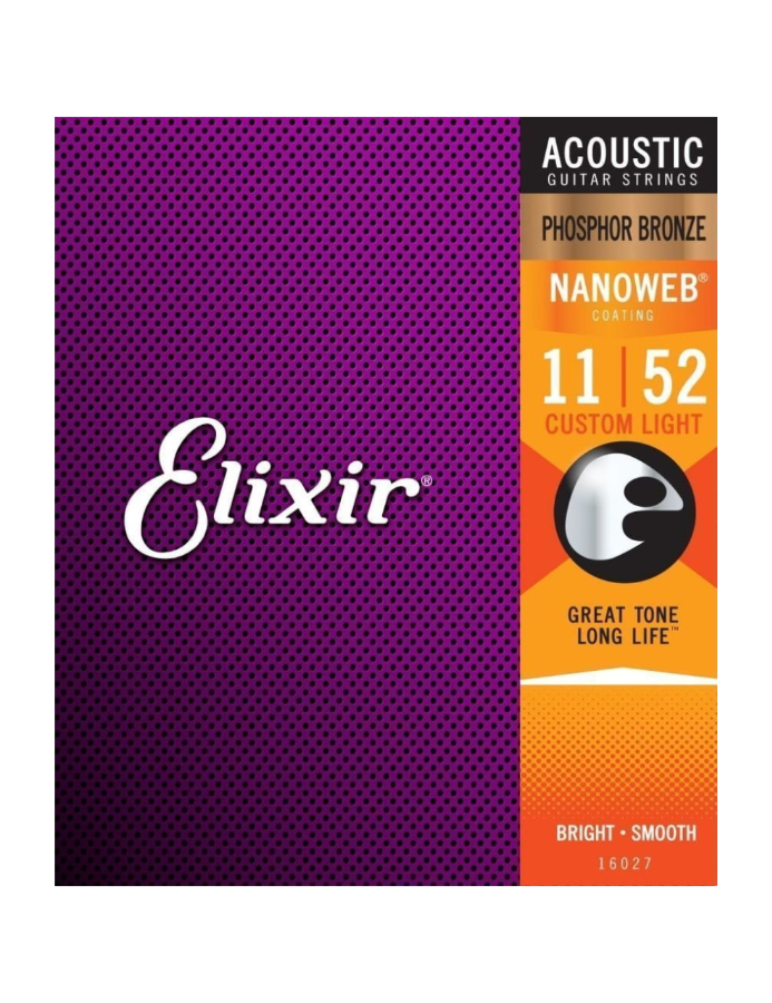 ELIXIR J CUERDA GA ELIXIR NANOWEB 11-52 FOSFORO BR 16027