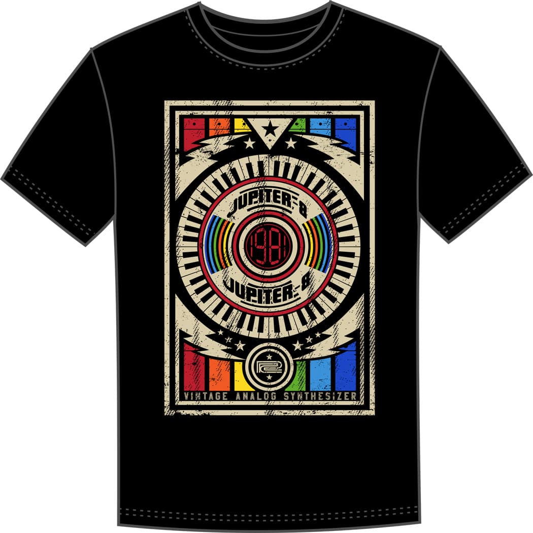 JUPITER 8 1981 T-SHIRT MD BLACK