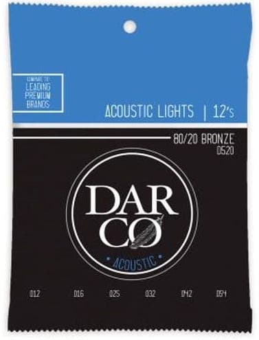 Darco Juego cuerdas Acústica Bronze 80/20 Light 12-54