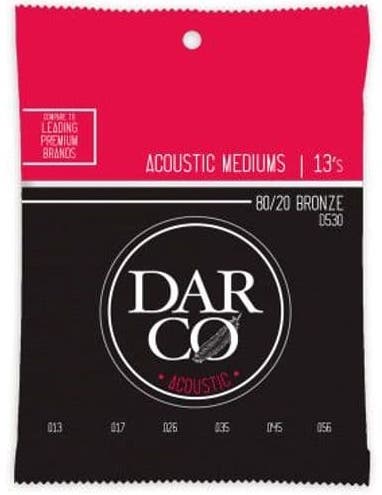 Darco Juego cuerdas Acústica Bronze 80/20 Medium 13-56