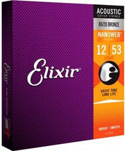 Elixir Cuerdas Guitarra Acústica Nanoweb 80/20 Bro