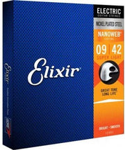 Elxir Cuerdas Guitarra Eléctica Nanoweb XL 09-42