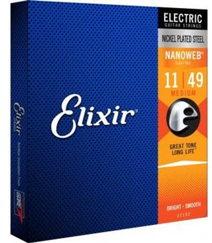 Elixir Cuerdas Guitarra Eléctrica Nanoweb M - 11-4