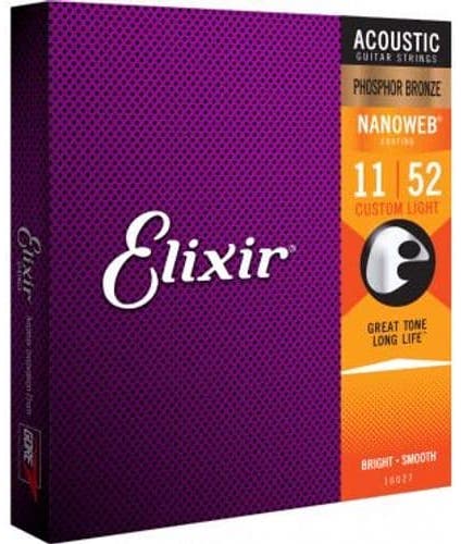 Elixir Cuerdas Acústica Phosphor Bronze 11-52