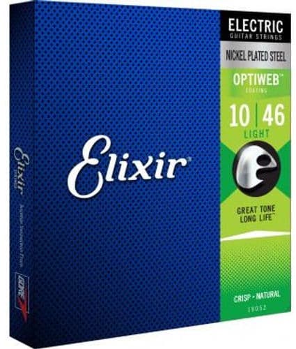 Elixir Cuerdas Guitarra Eléctrica OptiwebL 10-46