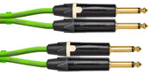 Cordial Ceon DJ JACK-JACK 3m Verde Cable